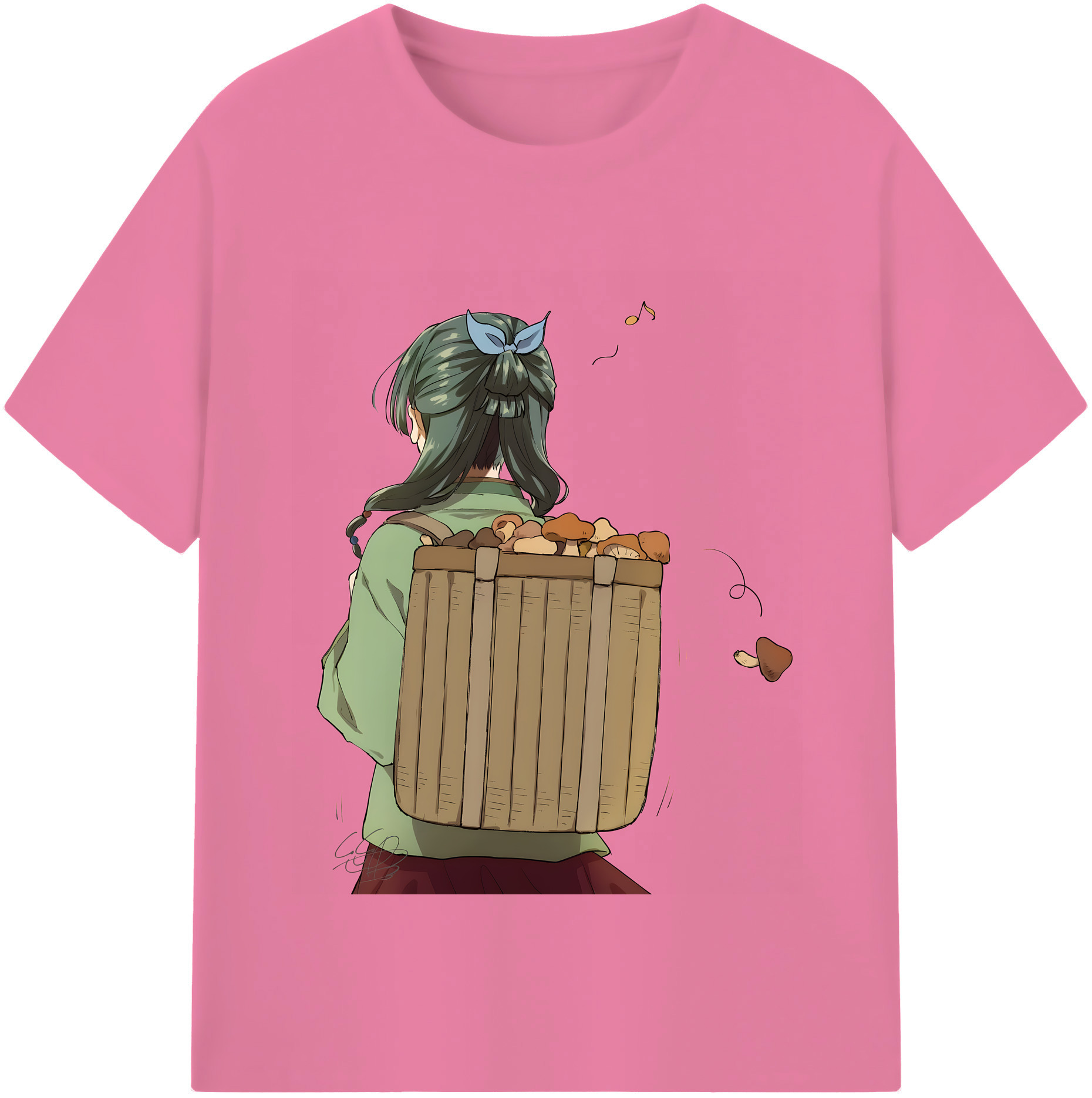 （画像用） 薬屋のひとりごと The Apothecary Diaries 綿100％半袖Tシャツ（フロントプリント）